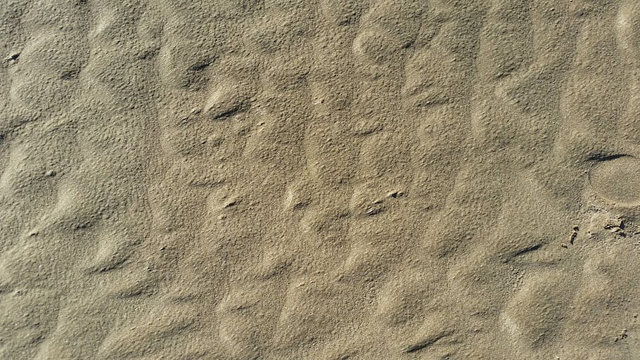 Sandstrand, Hintergrund, Düne, Sand, Strand, Hintergründe, Vollbild, texturiert, Muster, Material, Land, keine Leute, Natur, High Angle View, Tag, Fußabdruck, draußen, braun, Wellenmuster, Spur - Impressum, Sonnenlicht, drucken, Ruhe, Nahansicht, 5K