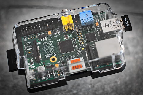 rectangular, cordless, clear, plastic, electronic, device, raspberry pi, computer, linux, technology, industry, circuit board, electronics industry, computer chip, close-up, indoors, computer equipment, no people, gray background, studio shot, complexity, gray, connection, innovation, development, still life, equipment, computer part, electrical equipment, 1080P, CC0, public domain, royalty free