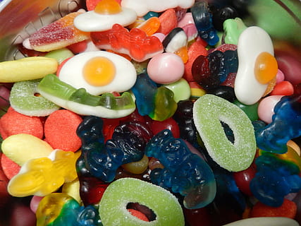 candy, colors, multicoloured, multi colored, still life, large group of objects, food, food and drink, close-up, indoors, sweet food, choice, no people, sweet, variation, abundance, full frame, indulgence, unhealthy eating, freshness, ready-to-eat, backgrounds, temptation, 2K, CC0, public domain, royalty free