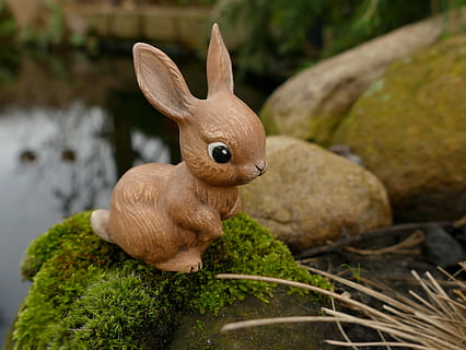 Osterhase, Ostern, Hase, Ostern, Hase, Osterdekoration, Osterfigur, lustig, Süss, Zahl, Tier, Kaninchen - Tier, Tiere und Haustiere, süß, Natur, Farbbild, Kulturen, Osterei, Frühling, Säugetier, keine Leute, Pflanze, Tierdarstellung, Tag, Fokus auf den Vordergrund, Tierthemen, Darstellung, Kunst und Handwerk, ein Tier, Nahansicht, Land, Feier, Tierwelt, draußen, pflanzenfressend, 4K, CC0, gemeinfrei, lizenzfrei