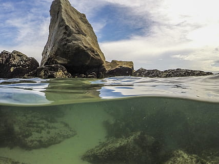 dykning, strand, sten-, natur, klippe, Mar, vand, ocean, bugt, saltvand, fiskeri, rejse, pool, brasilien, hav, rock-objekt, landskab, scenics, kystlinje, ø, ingen mennesker, udendørs, sommer, blå, skønhed i naturen, sand, himmel, marinemaleri, tropisk klima, afspejling, sky - himmel, solid, scenics - natur, ro, rock formation, dag, rolig scene, jord, havnefronten, ikke-urbane scene, overflade niveau, overfladisk, marine, 2K, CC0, offentligt domæne, royaltyfrie