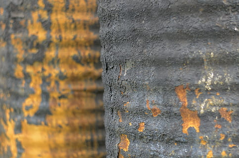 oxide, rust, corrosion, surface, grunge, ob, obsolete, aged, oxidized, rustic, dirty, brown, texture, vintage, close-up, textured, trunk, tree trunk, no people, backgrounds, full frame, day, focus on foreground, wood - material, tree, metal, weathered, rough, outdoors, pattern, plant, nature, old, selective focus, lichen, 4K, CC0, public domain, royalty free