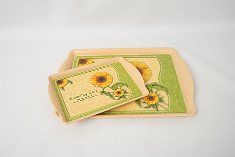 vassoio, girasole, servendo, girato in studio, in casa, cibo e bevande, singolo oggetto, cibo, sfondo bianco, nessuno, mangiare sano, ritagliare, avvicinamento, benessere, vista dall'alto, testo, copia spazio, colore verde, semplicità, direttamente sopra, natura morta, sceneggiatura occidentale, 2K, CC0, dominio pubblico, privo di copyright