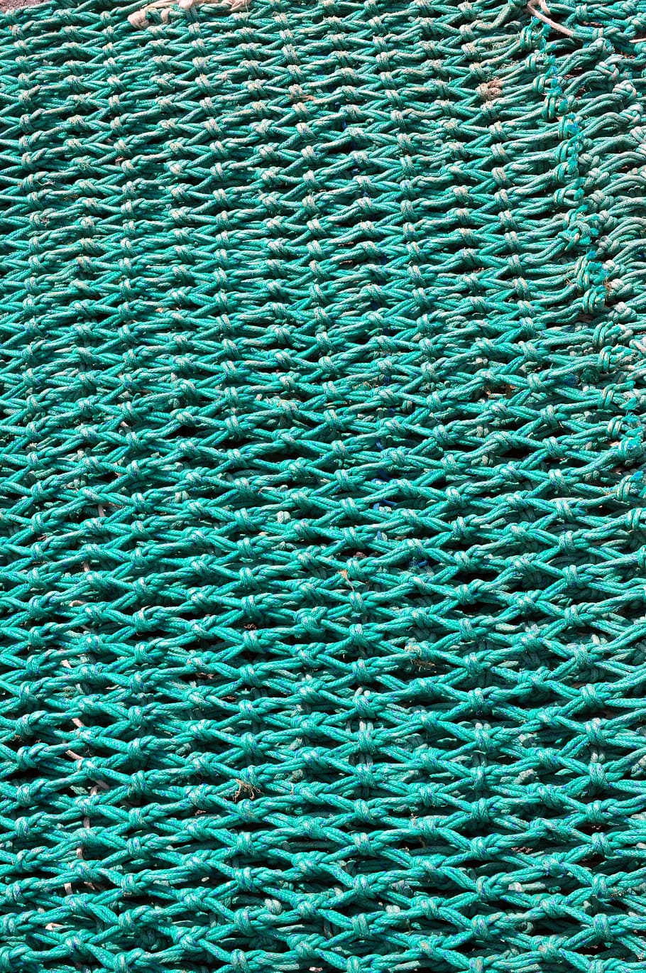 xarxa de pesca, malla, node, fons, marc complet, patró, cap gent, textura, color verd, tèxtil, primer pla, repetició, blau, dia, disseny, menjar i beguda, abundància, vista d’angle alt, xarxa, a l'interior, gran grup d'objectes, transparent, color turquesa, 4K
