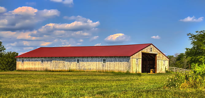 graner, rústic, graners, ohio, art digital, rural, escènic, país, camp, paisatge, cobert, coberts, granja, granges, agricultura, agrícola, Masia, campanar, comtat, americana, foto, fotografia, estructura, estructures, sturgell, William Sturgell, factura sturgell, històric, decoració de la llar, edificis, núvols, cel, arbre, arbres, ennuvolat, cels, males herbes, comtat del campanar, urbana, arquitectura, estructura construïda, núvol - cel, herba, exterior de l'edifici, edifici agrícola, planta, escena rural, terra, edifici, naturalesa, casa, escena no urbana, vermell, cap gent, a l'aire lliure, 5K, CC0, domini públic, lliure de regalies