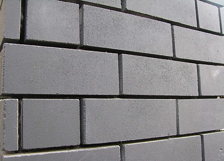 Wall, Bricks, Gray, Brickwork, Pattern, backdrop, textured, construction, masonry, brickwall, full frame, backgrounds, no people, close-up, indoors, built structure, shape, architecture, geometric shape, design, wall - building feature, day, repetition, square shape, outdoors, concrete, brick, sunlight, 720P, CC0, public domain, royalty free