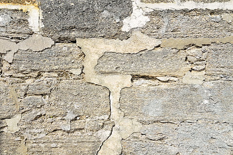 stone, wall, pattern, concrete, brick, rock, dirty, construction, exterior, background, backdrop, texture, old, grunge, material, design, weathered, vintage, surface, structure, architecture, cement, aged, retro, building, urban, grungy, nobody, textured, backgrounds, wall - building feature, built structure, full frame, no people, day, rough, cracked, outdoors, close-up, damaged, building exterior, stone material, bad condition, stone wall, 4K, CC0, public domain, royalty free