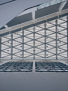 solucan-view, Fotoğraf, gri, yapı, gri beton altyapısı, mimari, bina, Desen, hat, dizayn, beyaz, ışık, simetri, müze, Malba, Buenos Aires, yapılı yapı, dış yapı, insansız, gün, metal, açık havada, düşük açılı görünüş, doğa, Güneş ışığı, Kent, gökyüzü, gölge, modern, güvenlik, pencere, tavan, 2K, CC0, kamu malı, telif ücretsiz