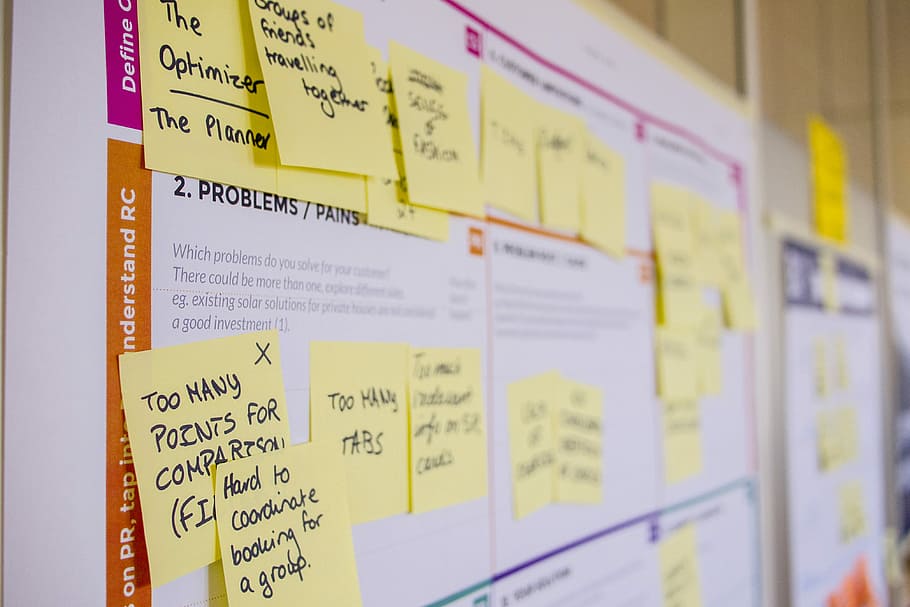trykt, klæbrig, noter, limet, bestyrelse, Post-it, gul, kontor, møde, selvklæbende notat, Bemærk, påmindelse, indendørs, meddelelse, ingen mennesker, forretning, papir, tekst, tæt på, selektiv fokusering, opslagstavle, planlægning, vestlige script, organisation, multi farvet, hængende, liste, besked, at gøre listen, 4K