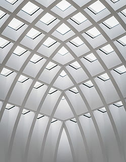 foto, blanco, hormigón, edificio, interior, intitulado, ventana, arquitectura, techo, mínimo, simetría, geométrico, estructura, futurista, cuadrado, arco, claraboya, contrafuerte, raya, modelo, nadie, vista de ángulo bajo, adentro, estructura construida, moderno, diseño, fotograma completo, el color blanco, en una fila, día, repetición, antecedentes, forma, forma geometrica, apartamento, 4K, CC0, dominio público, libre de derechos