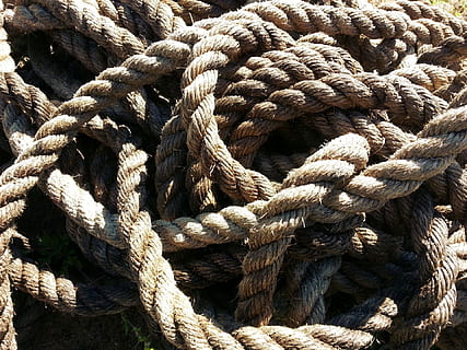 corda, corde, stringa, allegare, cravatta, legare, fissare, cinghia, forza, nessuno, avvicinamento, fotogramma intero, giorno, modello, sfondi, strutturato, contorto, legato, connessione, luce del sole, dettaglio, nodo, ingarbugliato, ripetizione, intrecciato, concentrarsi sulle conoscenze acquisite, all'aperto, complessità, 1080P, CC0, dominio pubblico, privo di copyright
