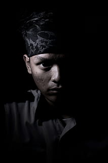 dark, eye, face, light, man, model, person, portrait, shadow, one person, headshot, studio shot, black background, looking at camera, front view, young adult, indoors, young men, close-up, serious, clothing, lifestyles, men, body part, leisure activity, human face, contemplation, 5K, CC0, public domain, royalty free