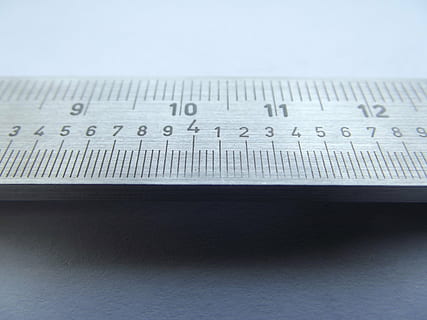 gray ruler, rule, math, dimensions, measure, scale, metro, centimeter, inch, measurement, number, close-up, studio shot, no people, indoors, accuracy, still life, paper, instrument of measurement, single object, education, ruler, white background, selective focus, mathematics, table, high angle view, communication, learning, blue background, 4K, CC0, public domain, royalty free