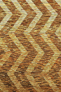 fasad, klinker, pola zag, pola, geometris, dinding, struktur, bangunan, batu bata, Latar Belakang, dibakar, bata, tekstur, dinding bata, bingkai penuh, bertekstur, tidak ada orang, coklat, lantai, Desain, bahan, efek bertekstur, hewan, kreativitas, pola alami, abstrak, kayu, seni dan kerajinan, merapatkan, ubin, tema binatang, 5K, CC0, domain publik, bebas royalti
