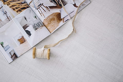 home decor magazines, Coffee, home decor, magazines, magazine, currency, paper Currency, paper, high angle view, indoors, no people, day, table, still life, wood - material, food, bread, food and drink, freshness, choice, preparation, large group of objects, kitchen utensil, white color, variation, cookie, close-up, copy space, 4K