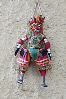 figure, fantasy, jumping jack, devil, puppet, celebration, day, traditional clothing, representation, one person, art and craft, human representation, real people, outdoors, mask, mask - disguise, standing, costume, clothing, unrecognizable person, decoration, festival, ornate, 4K, CC0, public domain, royalty free
