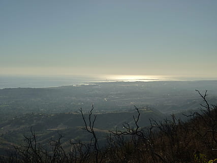 view, viewpoint, landscape, mountain, scenery, lookout, scenic, panoramic, beauty in nature, sky, scenics - nature, tranquility, tranquil scene, environment, nature, non-urban scene, plant, no people, copy space, land, tree, fog, idyllic, remote, day, outdoors, 4K, CC0, public domain, royalty free