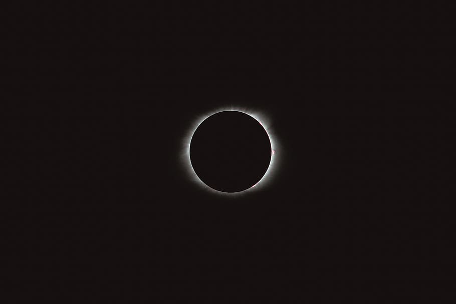 solar, eclipsi, digital, fons de pantalla, Eclipse de lluna, eclipsi total, Eclipsi solar, sol, lluna, nit, fenomen natural, còpia espai, fosc, espai, astronomia, cel, color negre, cap gent, forma geomètrica, cercle, forma, naturalesa, bellesa a la natura, a l'aire lliure, fons negre, silueta, espai i astronomia, 2K