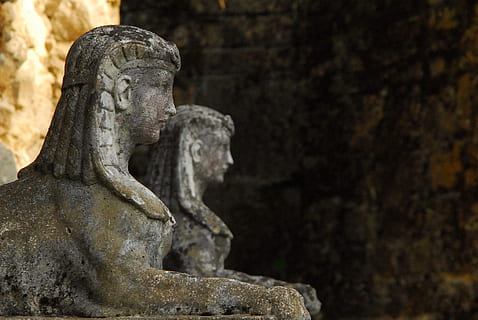 esfinx, esfinxs, estàtua, estàtues, figura de pedra, escultura, religió, Buda, budisme, arquitectura, asia, espiritualitat, història, cultures, art i artesania, representació humana, representació, semblança masculina, creativitat, cap gent, el passat, artesania, creença, vell, centrar-se en primer pla, destinacions de viatge, primer pla, dia, 4K, CC0, domini públic, lliure de regalies