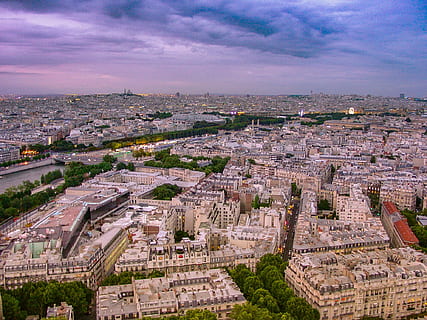 Paris, vedere, eiffel, turn, oraș, limba franceza, peisaj urban, urban, parizian, aerian, înalt, orizont, cer, arhitectură, exteriorul clădirii, construită, clădire, nor - cer, vedere în unghi mare, natură, nici o persoana, zonă rezidențială, vedere aeriene, destinații de călătorie, zi, stradă, în aer liber, townscape, extinderea urbană, 1080P, CC0, domeniu public, fără drepturi de autor