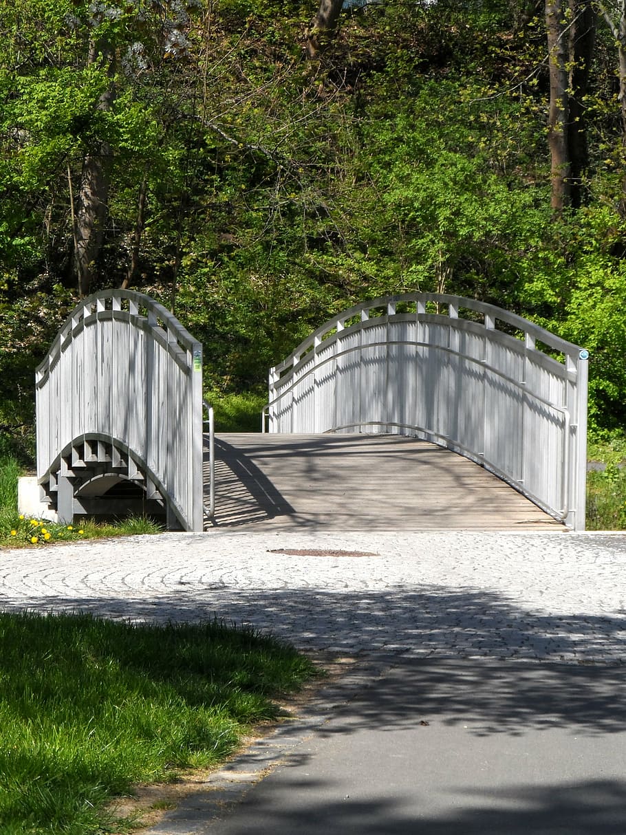 pont, barana, idíl·lic, sol, estiu, primavera, bach, banc, idil·li, acollidor, ombra, ombrejat, guai, verd, naturalesa, misteriós, pacífica, refresc, descans, planta, transport, arbre, cap gent, dia, arquitectura, estructura construïda, el camí a seguir, direcció, carretera, llum solar, connexió, creixement, pont - estructura feta per l'home, sendera, a l'aire lliure, herba, concret, 4K