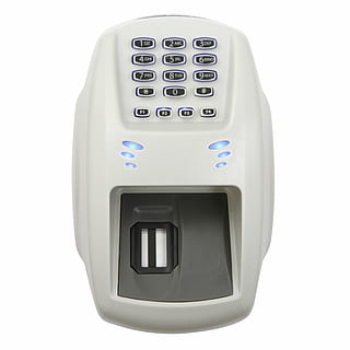 biometrischer Scanner, biometrisch, biometrischer Leser, Tastenfeld, Technologie, einzelnes Objekt, Kunststoff, weißer Hintergrund, ausgeschnitten, Studioaufnahme, Nummer, Fernbedienung, keine Leute, Steuerung, Druckknopf, drinnen, weiße Farbe, kabellose Technologie, Nahansicht, Verbindung, Kommunikation, schwarze Farbe, Stillleben, elektrische Ausrüstung, Netzteil, Computersymbol, 4K, CC0, gemeinfrei, lizenzfrei