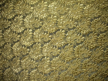 verde, tessile, pizzo, oro, sfondo, struttura, modello, decorativo, design, d'oro, Vintage ▾, elegante, ornato, color oro, sfondi, acqua, astratto, fotogramma intero, brillante, nessuno, ricchezza, lusso, strutturato, avvicinamento, metallo, in casa, vista dall'alto, natura, giorno, trasparente, 2K, CC0, dominio pubblico, privo di copyright