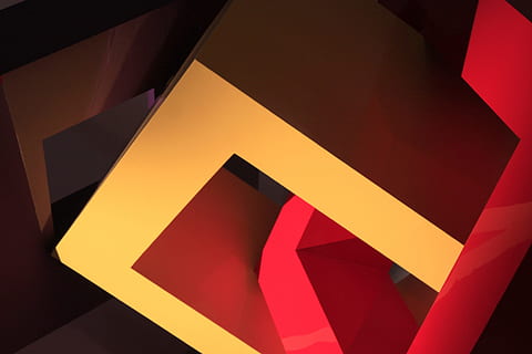 Abstract, Forms, 3D, Art, 3d, art, red, yellow, communication, triangle shape, black color, guidance, no people, pattern, indoors, close-up, full frame, shape, backgrounds, sign, design, geometric shape, creativity, symbol, modern, striped, ceiling, 4K, CC0, public domain, royalty free