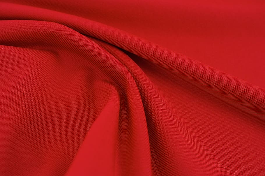 foto, vermell, tèxtil, teixit, textura, resum, primer pla, cosir, enfocament selectiu, bonic, patró abstracte, suau, fons, macro, patró, horitzontal, ningú, imatge en color, detall, disseny, còpia espai, cap gent, suavitat, cotó, arruga, marc complet, corba, patró d'ones, fons abstractes, ondulat, cultura i entreteniment artístic, plegat, brillant, seda, efecte texturat, elegància, que flueix, luxe, 8K