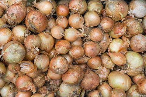 Onions, filled frame, onion, vegetables, food, freshness, vegetable, food And Drink, healthy Eating, market, organic, close-up, backgrounds, nature, seafood, full frame, large group of animals, wellbeing, large group of objects, abundance, market stall, retail, for sale, no people, ingredient, spice, high angle view, sale, retail display, consumerism, 5K, CC0, public domain, royalty free