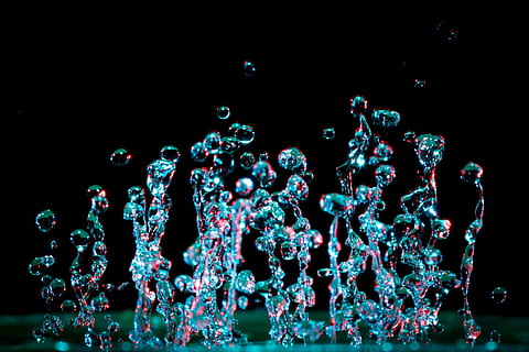 agua, resumen, lluvia, movimiento, Art º, burbuja, limpiar, claro, de cerca, soltar, gota de agua, gotitas, fluir, líquido, macro, pureza, chapoteo, lapso de tiempo, lavar, gotas de agua, mojado, foto de estudio, fondo negro, adentro, salpicaduras, naturaleza, nadie, comida y bebida, refresco, gran grupo de objetos, creatividad, beber, celebracion, abundancia, 1080P, CC0, dominio público, libre de derechos