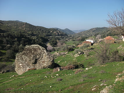 kennedy, stâncă, solid, piatră, roci, tare ca piatra, Munte, construită, agricultură, istorie, nici o persoana, zi, mediu inconjurator, peisaj, plantă, scenice - natura, teren, copac, natură, o scenă liniștită, frumusețe în natură, liniște, cer, camp, de munte, în aer liber, 4K, CC0, domeniu public, fără drepturi de autor