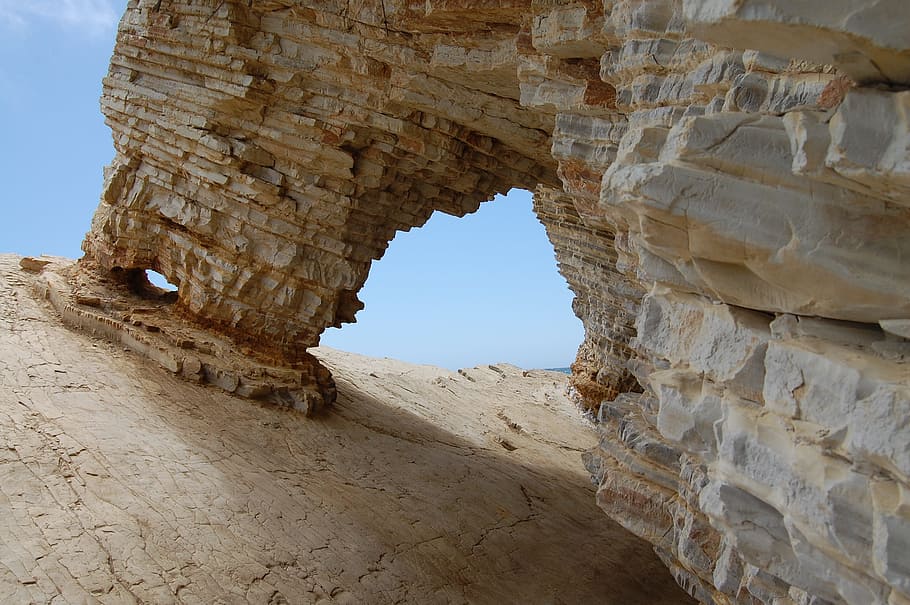kalksten, klippe, bue, erosion, natur, arkitektur, solid, himmel, rock-objekt, ingen mennesker, historie, rock formation, fortiden, bygget struktur, rejsemål, dag, gammel, jord, gammel ruin, lav vinkel visning, naturlig bue, rejse, ødelagt, udendørs, gamle civilisation, klima, Stenmur, arkitektoniske kolonne, tørt klima, 2K