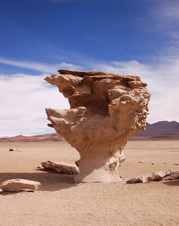 Bolivia, laguna, ørken, himmel, rock formation, scenics - natur, jord, klippe, solid, geologi, ikke-urbane scene, ro, rock-objekt, skønhed i naturen, fysisk geografi, rolig scene, miljø, natur, dag, klima, landskab, tørt klima, ingen mennesker, udendørs, eroderet, 1080P, CC0, offentligt domæne, royaltyfrie