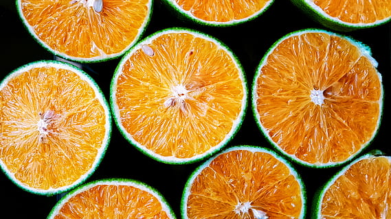 orange frugtskiver, skive limes, appelsiner, orange, citrus, frugt, mandarin, mad, citrus frugt, friskhed, skive, appelsinfrugt, moden, sund kost, organisk, tæt på, orange farve, gul, baggrunde, natur, slankekure, tværsnit, mad og drikke, ingen mennesker, velvære, indendørs, studio skud, stor gruppe af objekter, saftig, direkte over, 4K, CC0, offentligt domæne, royaltyfrie