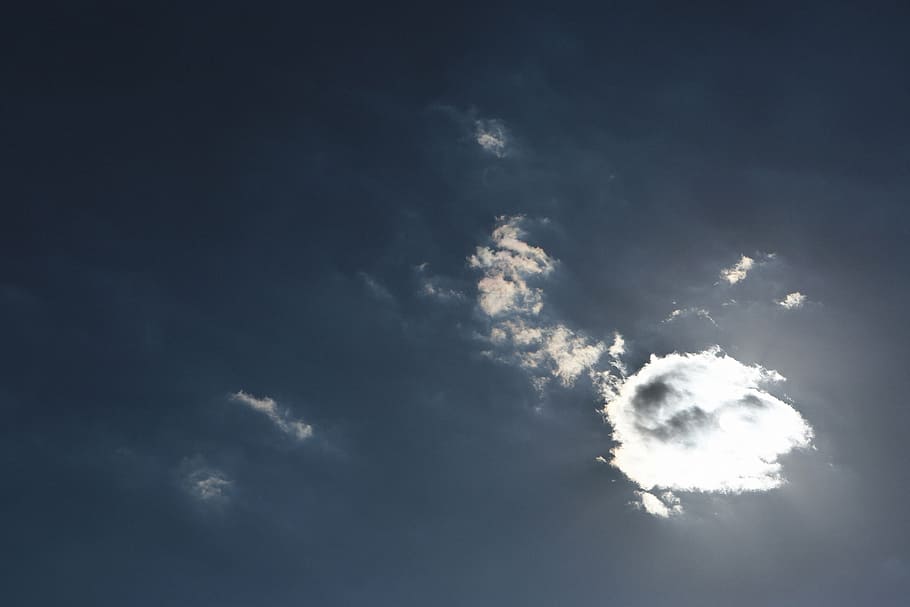 white, cloud, sky, grey, cloudy, blue, clouds, cloud - sky, sky only, space, nature, outdoors, backgrounds, no people, scenics, moon, beauty in nature, low angle view, cloudscape, sunbeam, scenics - nature, tranquility, sunlight, day, heaven, environment, idyllic, tranquil scene, bright, meteorology, directly below, 5K