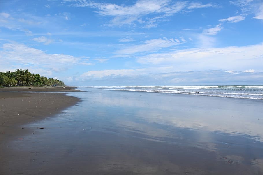strand, afspejling, ferie, sommer, himmel, vand, blå, paradis, udendørs, solrig, naturskøn, lempelse, caribbean, sand, natur, tropisk, hav, kystlinje, havet, sky - himmel, skønhed i naturen, ro, scenics - natur, jord, rolig scene, dag, ingen mennesker, træ, ikke-urbane scene, idyllisk, 1080P