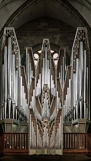 Chiesa, musicale, strumento, in casa, Organo a canne, strumento musicale, storia, nessuno, musica, architettura, luogo di culto, religione, struttura costruita, credenza, spiritualità, costruzione, soffitto, Inquadratura dal basso, arco, cultura artistica e intrattenimento, di fila, architettura e arte, ornato, 5K, CC0, dominio pubblico, privo di copyright