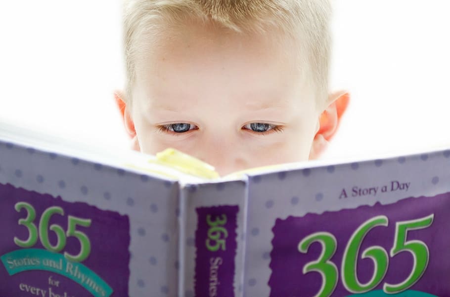 noi, celebració, Llibre de 365 històries, aprenentatge, desenvolupament, mirant, gent, nen, lectura, llibre, bonic, focus, suau, obert, Franc, descans, pàgines, baixar, escola, biblioteca, estudiar, història, ètnia caucàsica, nois, infància, una persona, petit, educació, alegre, somrient, felicitat, cabell ros, descendència, retrat, tirada al cap, activitat, nadó, publicació, curiositat, vista frontal, primer pla, a l'interior, innocència, cabell, part del cos, rostre humà, cara oculta, 1080P
