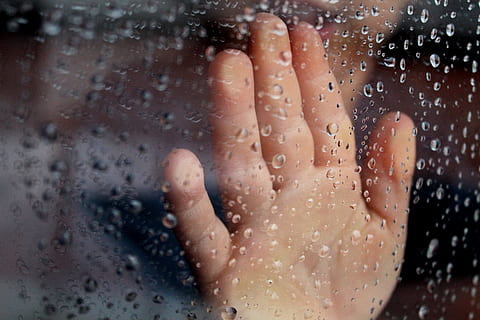 human, hand, touching, glass panel, water, moist, glass, rainy window, shadow, rainy, rainy day, wet, window, drops, raindrops, one person, human body part, drop, body part, indoors, close-up, hygiene, nature, glass - material, human hand, real people, adult, transparent, domestic bathroom, rain, raindrop, 4K, CC0, public domain, royalty free