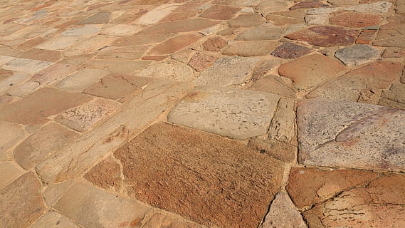 terra de maons marrons, marró, paisatge, taronja, Camí, paviment, rocós, enrajolat, terres enrajolats, passarel·la, cap gent, marc complet, fons, patró, textura, a l'interior, dia, primer pla, naturalesa, sòlid, material de pedra, arquitectura, a l'aire lliure, rock, sòls, vista d’angle alt, aspre, estructura construïda, rajola, rock - object, sòl de rajoles, paret de pedra, efecte texturat, 5K, CC0, domini públic, lliure de regalies