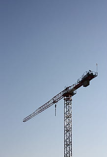 kranas, dirbti, svetainėje, statybvietė, kranas - statybinė technika, vystymąsi, industrija, progresas, verslo finansai ir pramonė, statybos pramonė, mašinos, dangus, švarus dangus, kopijavimo vietos, žemas kampo vaizdas, pobūdį, architektūra, nėra žmonių, dieną, statybinė technika, aukštas - aukštas, mėlyna, Nebaigtas, lauke, metalo, statybinė įranga, 4K, CC0, Viešasis domenas, nemokamai