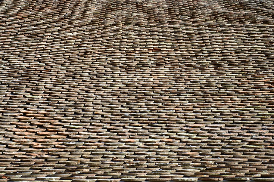 rajola, cobertes, línia, alineació, França, fons, marc complet, patró, textura, cap gent, marró, maó, primer pla, estora, material, gran grup d'objectes, material de fusta, paret, disseny, paret de maó, vímet, teixit, efecte texturat, repetició, a l'interior, 5K