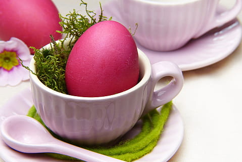 rosado, huevo, blanco, cerámico, taza para té, huevo de Pascua, rojo, fondo, Pascua de Resurrección, desayuno, vaso, color, bio, invitación, vajilla, vacaciones, búsqueda de huevos, tarjeta de felicitación, musgo, desayuno tardío, Desayuno buffet, niños, cubrir, taza de café, desayunar, tierhaltung bienestar, dieta, diabetes, colores de la naturaleza, amor, para ti, dar, cupón, Domingo de Pascua, celebración de pascua, Fertilidad, símbolo, comida y bebida, comida, frescura, alimentación saludable, bienestar, nadie, adentro, cuenco, vegetal, de cerca, color rosa, planta, púrpura, flor, naturaleza muerta, foto de estudio, mesa, 4K, CC0, dominio público, libre de derechos