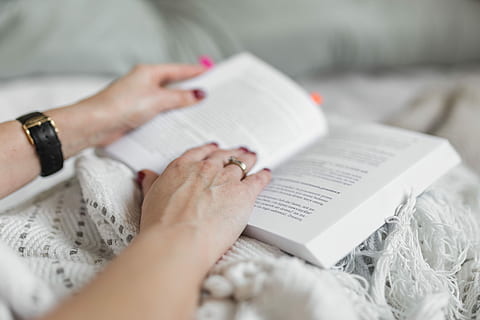 photo, woman, bed, book, cup, coffee, hands, Soft, cup of coffee, white, relax, time, blanket, indoor, cosy, comfortable, cozy, comfy, hygge, reading, women, caucasian Ethnicity, one Person, holding, adult, indoors, females, people, lifestyles, home Interior, relaxation, human hand, human body part, one woman only, day, hand, publication, selective focus, close-up, paper, activity, education, furniture, 5K