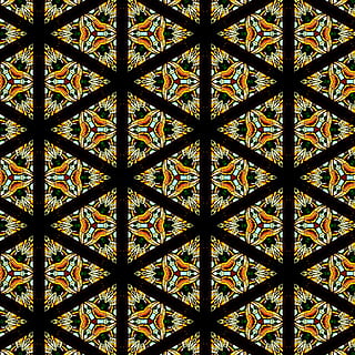 pattern, stained glass, triangles, seamless, stained glass window, texture, colorful, church, full frame, backgrounds, no people, indoors, design, shape, built structure, textured, art and craft, repetition, architecture, close-up, geometric shape, tile, low angle view, multi colored, flooring, ceiling, tiled floor, floral pattern, 1080P, CC0, public domain, royalty free