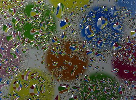 drops, macro, refractive, water, full frame, wet, close-up, no people, transparent, nature, backgrounds, drop, day, glass - material, high angle view, indoors, window, multi colored, pattern, rain, abstract, raindrop, 1080P, CC0, public domain, royalty free