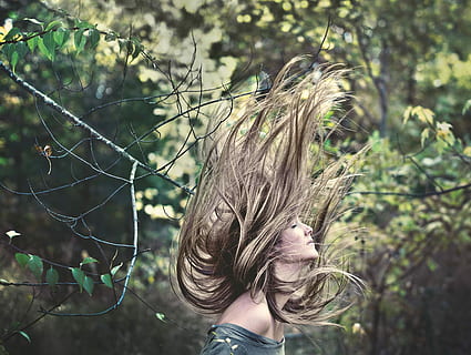 woman, blonde, long, hair, flipping, trees, women, outdoors, nature, one Person, people, females, caucasian Ethnicity, long Hair, adult, beauty, beautiful, young Adult, day, summer, tree, young Women, color Image, children only, child, childhood, one girl only, real people, headshot, lifestyles, girls, focus on foreground, leisure activity, portrait, blond hair, hairstyle, tousled hair, innocence, human hair, 2K