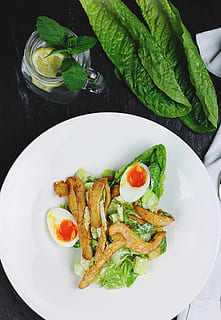 vegetable, boiled, egg, plate, closeup, photo, cooked, veggie, food, white, ceramic, meat, diet, breakfast, lunch, dinner, jar, water, lemon, peppermint, green, leaf, freshness, healthy eating, food and drink, basil, indoors, directly above, ready-to-eat, serving size, wellbeing, table, still life, no people, high angle view, fruit, close-up, green color, tomato, indulgence, herb, temptation, 4K, CC0, public domain, royalty free