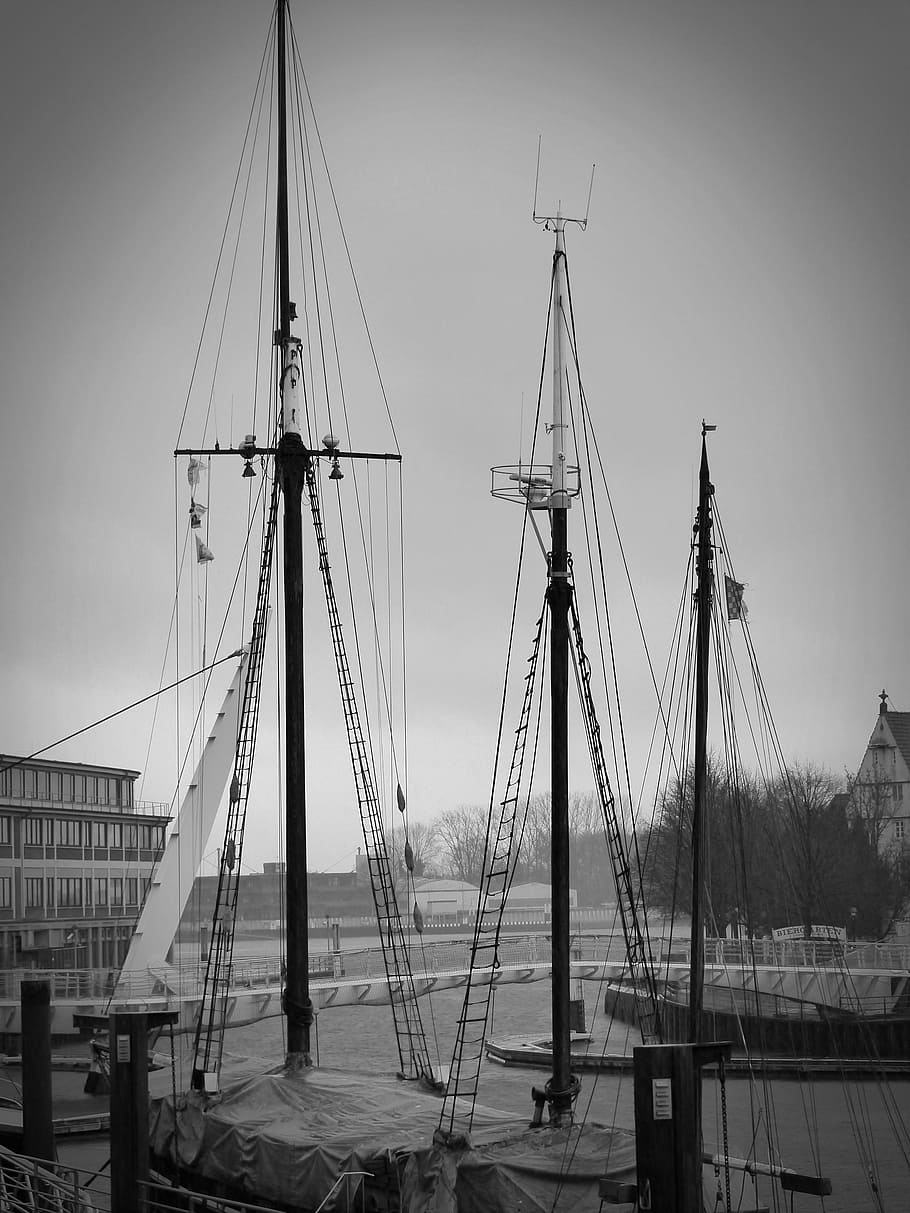 skib, master, rigning, sejlskib, støvle, Havn, sejlbåd, Forsendelse, mast, nautiske fartøj, pol, himmel, transportform, transportmidler, ingen mennesker, natur, sejlads, vand, arkitektur, hav, dag, rejse, udendørs, mole, 4K